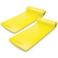 thumbnail image 1 of TRC Recreation Sunsation 1.75" Thick Foam Pool Float Lounger w/ Headrest, 2 Pack, Yellow, 1 of 7
