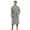 Army Green White Stripe, variant on Mens Robe Lightweight Long Sleeve Bathrobe, Striped Soft Kimono Knee Length Sleepwear