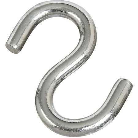 

National Hardware Silver Stainless Steel 2.5 in. L Open S-Hook 145 lb 1 pk