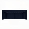 thumbnail image 5 of Modern 84" Tuxedo Tufted Sofa in Dark Navy Blue Performance Velvet, 5 of 14