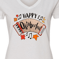 thumbnail image 4 of Inktastic Happy Oktoberfest- Accordian Women's V-Neck T-Shirt, 4 of 5