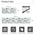 thumbnail image 3 of Yayeee Faucet Mat for Kitchen Sink 14.7" Diatomite Long Splash Guard Pad, Cute Cat Faces, 2 Pack, 3 of 7
