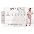 thumbnail image 6 of MINTREUS Lounge Sets for Women Knit Short Sleeve V-neck Tops and Long Pants Soft Comfy Pajamas Set Oversized 2 Piece Outfits, 6 of 8
