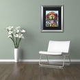 thumbnail image 3 of Trademark Fine Art 'Dog Is Love' Canvas Art by Dean Russo, Black Matte, Silver Frame, 3 of 4