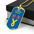 thumbnail image 3 of Awesome Dog Tag For 196th light infantry brigade - Graphic Military Dog Tag Necklace (Optional Personalized Engraving), 3 of 5