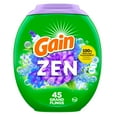 thumbnail image 2 of Gain Capsules de Lessive Super Flings, Parfum Rêve de Rosée, pour une Lessive Irrésistiblement Propre et Fraîche, Lot de 45., 2 of 16