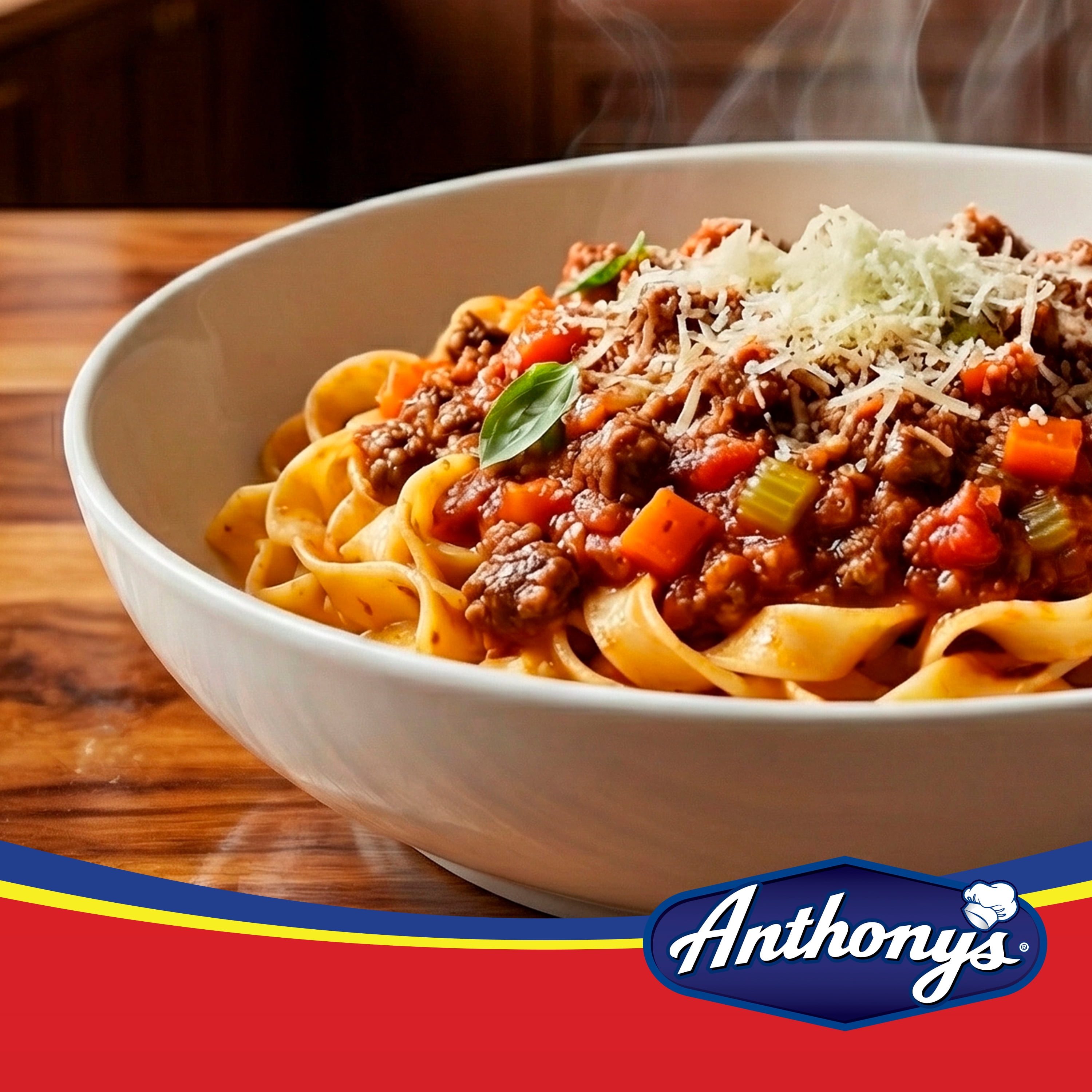 Anthony's Wide Egg Noodles, 12-Unit Pack, 10.5 lbs - Quick-Cooking & Texture-Rich for Homestyle Dishes