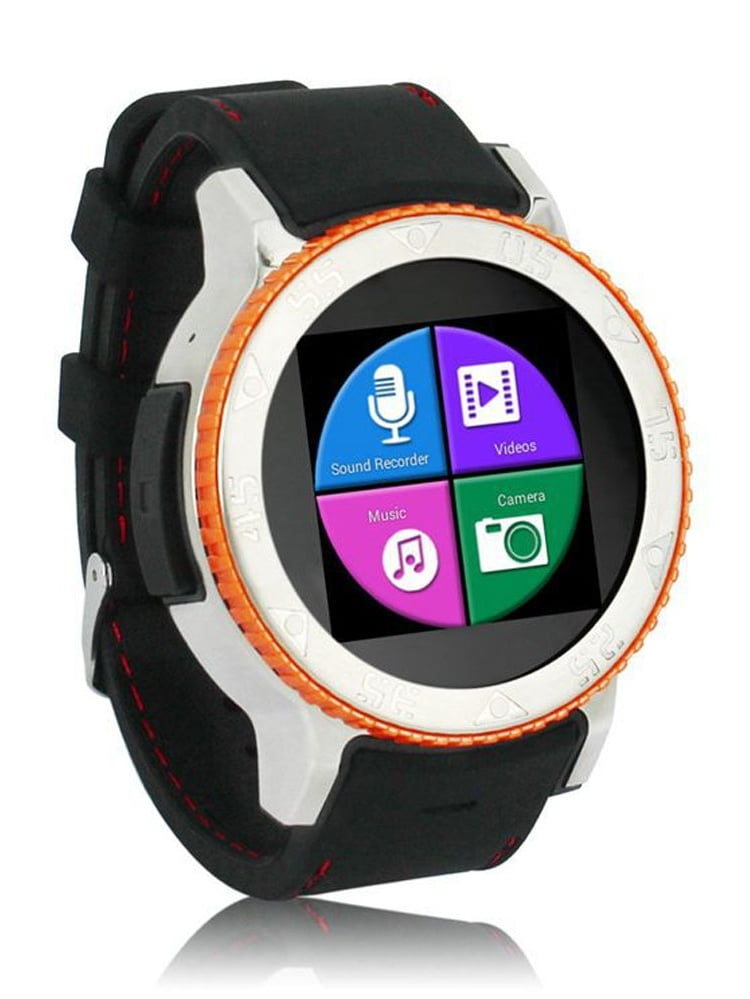 Indigi - (3G Unlocked) Waterproof S7 SmartWatch & Phone - Bluetooth Capable - SIM Slot - Android