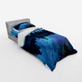 thumbnail image 3 of Ambesonne Blue Bedding Set 4 Pcs, Reed Cistern Cave, Queen, Blue, 3 of 3