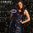 thumbnail image 2 of LHSHID Women Velvet Evening Bag Sparkly Rhinestone Clutch Bag Bridal Wedding Purse Charming Glittering Handbag, 2 of 7