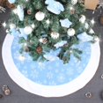 thumbnail image 2 of Blue Christmas Tree Decoration Skirt for Merry Christmas Party Decoration, 2 of 2