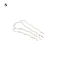 thumbnail image 4 of Sonducket Pinza de horquilla para el pelo en forma de U de 4 para mujer, accesorios de horquilla, pasadores de novia chinos clásicos Accesorio para el cabello S/4.6X2.5cm/Blanco, 4 of 6