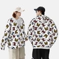 thumbnail image 3 of Rocae Bulldog Sunglasses Face Print Breathable Sun Protection Hoodie Quick-Dry Lightweight Long Sleeve Hoodie Unisex Running Sports Shirt Medium, 3 of 9
