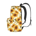 thumbnail image 3 of Disketp Modern Elegant Sunflower Mochila Escolar de Gran Capacidad y Peso Ligero, Mochila de Viaje Ideal para Escuela, Trabajo y Uso Diario, Cómoda y con Estilo, 3 of 8