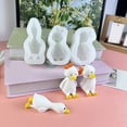 thumbnail image 4 of Silicone Mold for Making Duck Shaped Candle Handmade Wedding Decoration Mould, 4 of 16