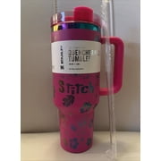 Stanley 40 oz Stainless Steel H2.0 Flowstate Quench Hot Pink Stitch