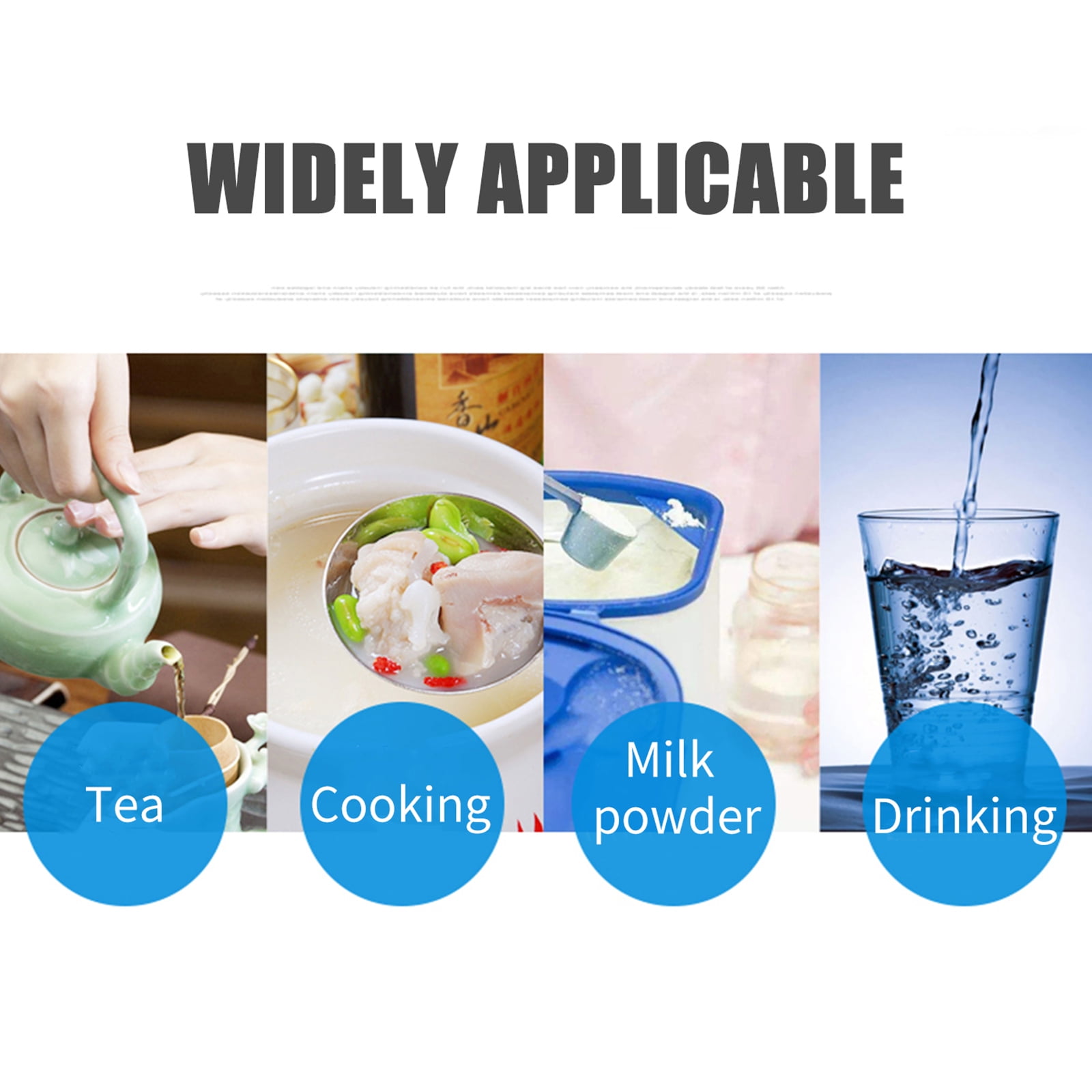 Yabuy Durable Faucet Water Filtration System, Reduces Fluoride Chlorine, Easy Installation
