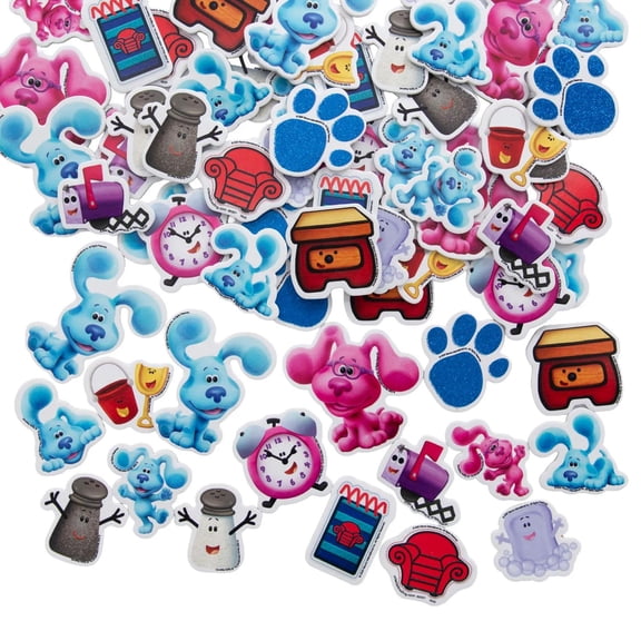 1" – 2" Bulk 300 Pc. Blue's Clues & You! Self-Adhesive Foam Shapes