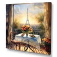 thumbnail image 2 of Designart "Stunning Views Of Eiffel Tower II" City Paris Wall Art Living Room, 2 of 5