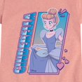 thumbnail image 3 of Disney Princess - Cinderella Anime - Youth Girls Fitted Short Sleeve T-Shirt, 3 of 5