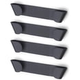 thumbnail image 1 of Bastidores para tapas de ollas sin perforaciones, soportes para tapas Organizadores de almacenamiento de tapas autoadhesivas para montar en la pared (negro) 4PCS LingWen 8390611053642, 1 of 1