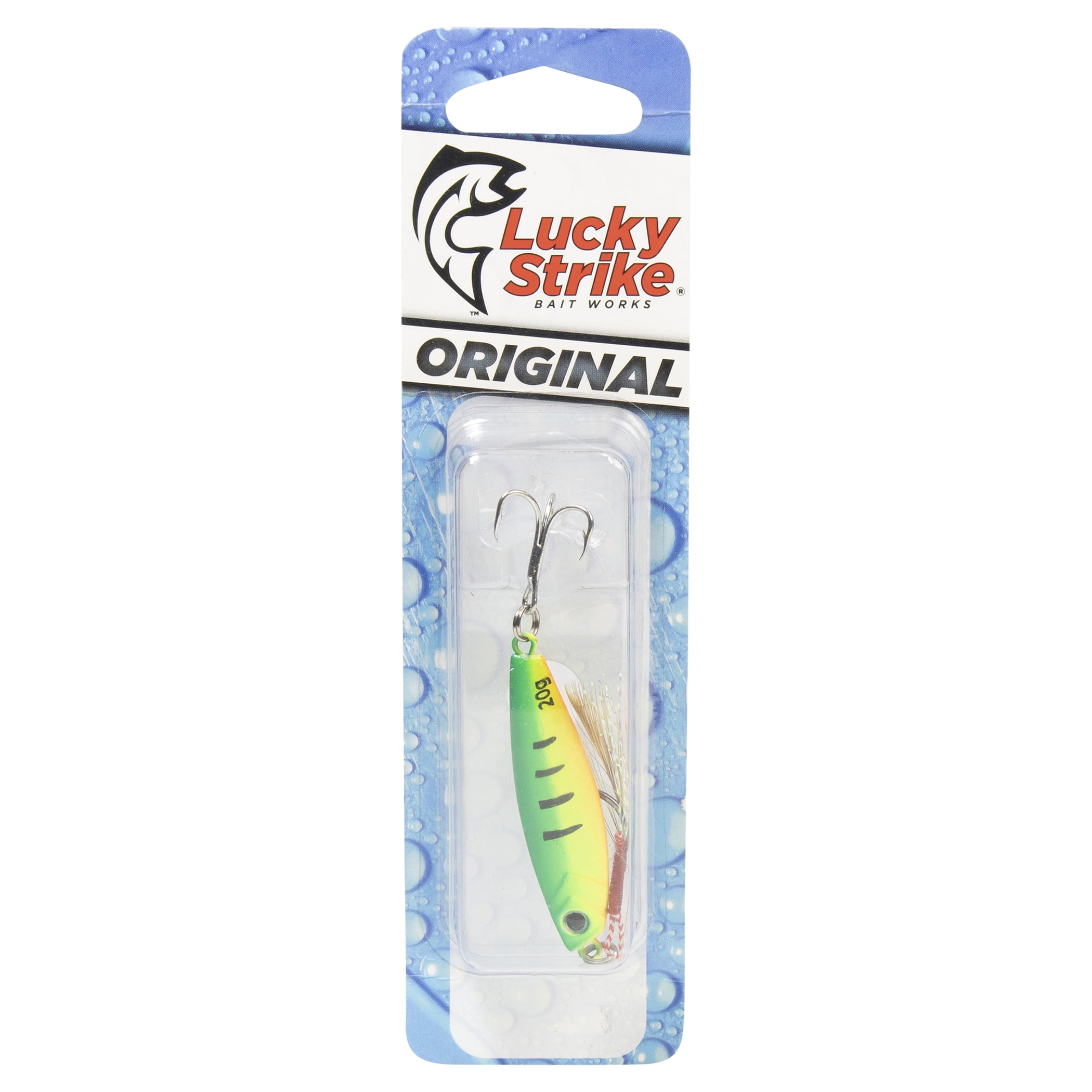 Lucky Strike 3/4 oz Vertical Jig – Fire Tiger