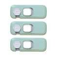 thumbnail image 2 of Clearance Hardware door stopper under $20,Refrigerator Lock Childproof Cabinet Child Proof Locks Self Adhesive For Cabinets Dishwasher Oven 2PC, 2 of 9