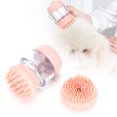 thumbnail image 3 of Cat Dog Bathing Tool Multifunction Silicone Comfortable Brush, Bath Massage Brush, Bathing Tool For Cats, Pink, 3 of 8