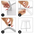 thumbnail image 4 of Ironwork Small Round Table Balcony Coffee Light Luxury Mini Coffee Table, 4 of 9