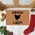 thumbnail image 2 of Interesting Chicken English Floor Mat D Polyester - 1X Fun Chicken English Floor Mat, 2 of 5