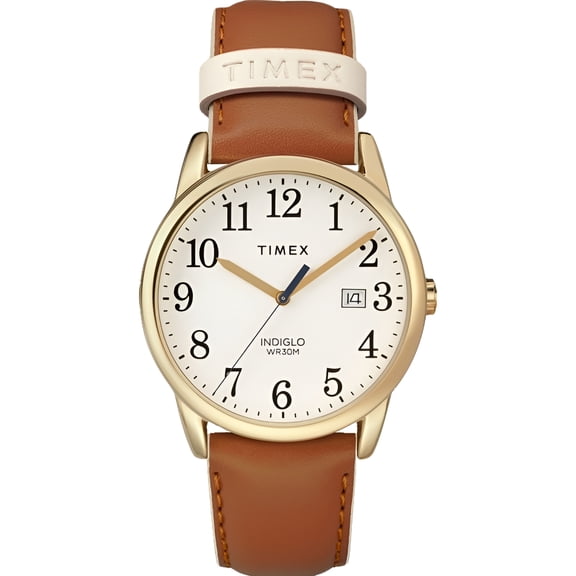 Women's Easy Reader TW2R62700 Gold Leather Analog Quartz Dress Watch