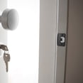 thumbnail image 6 of Raindrops 4pcs Latch Plate Stainless Steel Door Strike Plate Cover for Prevent Unauthorized Access, 6 of 8