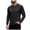 Black, variant on ZIXKCGDSE Shirts for Men Crew Neck Stretch Athletic T Shirts Lightweight Comfortable Gym Top Size S