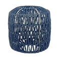 thumbnail image 1 of Cubierta de la lámpa de del papel lámpa colgante pa la decoración del comedor Cuadrado Redondo Azul Zulema pantalla tejida, 1 of 8