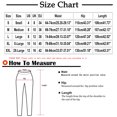 thumbnail image 2 of LEBONYARD Plus Size Pants Clearance,Women's Casual Printed Loose and Fashionable Drawstring Wide Leg Pockets Pants Blue M, 2 of 4