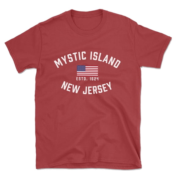 Mystic Island New Jersey Patriot Men's Cotton T-Shirt