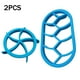 thumbnail image 5 of Injueey Moldes para pan, moldes de plástico para moldear pasteles, moldes antiadherentes reutilizables para masa, prensa para galletas, moldes Herramientas y accesorios para hornear Azul, 5 of 6