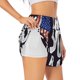 thumbnail image 1 of Balery Veterans Day2 Pantalones cortos deportivos para mujer con forro y dos bolsillos, elásticos, para entrenamiento, gimnasio, yoga-Large, 1 of 7