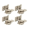 thumbnail image 1 of Soft Close Cabinet Hinge, Hydraulic Shock Absorbers Short Arm Hinge 4 Hole Base  for Kitchen, 1 of 8