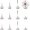 white, variant on Soft Bait Storage Rack, 12 Pack Vertical Suspension Fishing Lure Holder System, Plastic Soft Bait Organizer for Tackle Box Storage