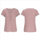 thumbnail image 3 of Suéter de Verano para Mujer, Cuello Redondo, Informal, Tejido A Crochet, Camiseta de Corta con Encaje y Costuras Huecas. Rosa XL, 3 of 5