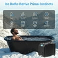 thumbnail image 2 of Cold Plunge Chiller 1HP, Ice Bath Chiller for Tub, WiFi Control, Built-in Water Filter and Circulation Water Pump, Ozone System, Schedule Timer, Recovery Chiller for Ice Bathtub, 2 of 7