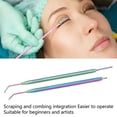 thumbnail image 3 of 2pcs Eyelash Lift Separator Tools, Double Headed Stainless Steel Lash Separation Rod with Comb, for Eyelash Eyebrow Perming Extension and Daily Makeup, 3 of 7