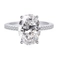 thumbnail image 1 of Sonducket Anillos de boda de moda: brillo brillante en el día de la boda Anillos de aleación de alta para mujeres Anillo de compromiso de plata Type1 NO1, 1 of 6