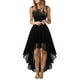 thumbnail image 1 of Vestido de cóctel sin mangas con estampado floral para mujer: elegante vestido de noche de dama de honor con abertura lateral para bodas y fiestas, 1 of 5