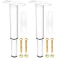 thumbnail image 1 of Hweilai 2 Pcs Legs for Slatted Bed Base, Heavy Duty Adjustable Footboard 18-34cm (White), 1 of 5
