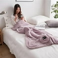 thumbnail image 4 of Enqiretly Poncho Couverture pour Femmes Restez au Chaud et Confortable Peu Importe le Temps Polyvalent Bleu 1Set, 4 of 6