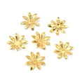 thumbnail image 2 of 100pc Multi-Petal Iron Bead Caps Flower Golden Mixed Color 29x26.5x3mm Hole: 1.5mm, 2 of 2