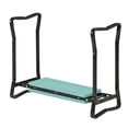 thumbnail image 3 of Green Padded Garden Kneeler and Seat Bench, Foldable Steel Garden Stool for Weeding and Planting, 3 of 11