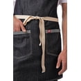 thumbnail image 3 of Delantal Chef Works Ridgewood Denim Azul Índigo Talla Ajustable, 3 of 4